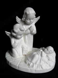 Vintage Goebel HX312 Angels with Baby Jesus Figurine 1961 EUC - Picture 1 of 10