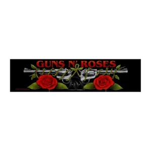 GUNS N' ROSES Standard Patch: LOGO /ROSES SUPER STRIP RETAIL PACK Official Merch - Imagen 1 de 6