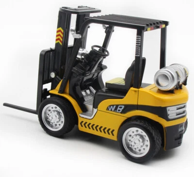 1/24 Forklift Truck Toy Diecast Model Toy Car Construction Toys Vehicle for Boys - Image 1 of 4