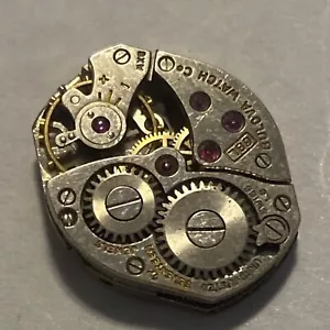 Bulova 6BL Movement 17 Jewel For Parts Basic Movement Bulova 6BA  - Picture 1 of 5