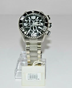 New aK Adee Kaye Men's Stainless Steel Chrono Oversized AK5434-M $315.00 Watch - Picture 1 of 12