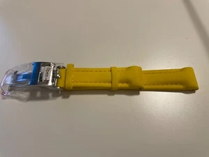 Jacob & Co. Yellow Polyurethane Rubber Watch Band Strap 18mm Unisex for 40mm Wa. - Picture 1 of 5