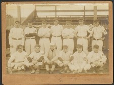 1911 Elizabeth City (N.C.) Tidewater Lg. Minor League Baseball Cabinet Photo