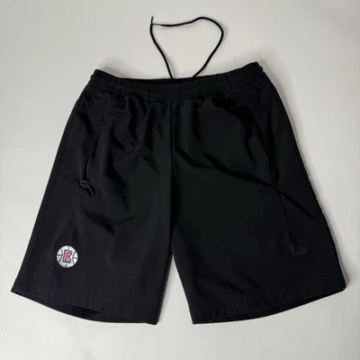 Adidas Los Angeles Clippers Team Issued Black Practice Shorts Mens Sz Small USED - Image 1 of 4