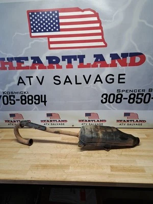 SILENCIADOR TUBO CABEZAL SISTEMA ESCAPE YAMAHA TRI MOTO 200 YTM200 F HERRAJES R2 #56 Foto 1 de 4