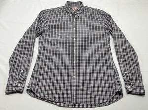 J Press Shirt Mens M Multicolor Plaid Long Sleeve Cotton Button Down Trunk Club - Picture 1 of 7
