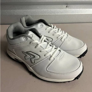 Zapatos de césped de softbol Ringor para mujer - talla 9 blanco lanzamiento rápido Flite - Imagen 1 de 7