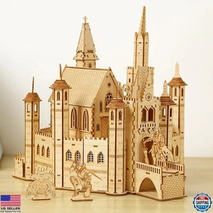 3D Holzpuzzle Set für Erwachsene - Mechanisches Schloss Modell, 234 Teile, DIY Basteln - Bild 1 von 6