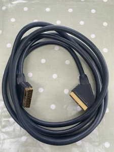 3 Meter SCART gold Lead - Picture 1 of 1