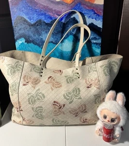 Bottega Veneta Tote Bag Papillon Intreccio Mirage Leather - Picture 1 of 9
