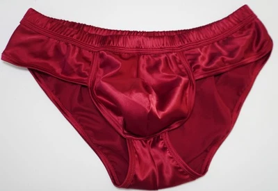 NEW MEN'S LOW-RISE SATIN BRIEF SIZE MEDIUM - Image 1 of 4