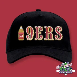 Sombrero negro 40-9ners 5 paneles Snapback - Imagen 1 de 2