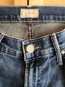 Pantalones de mezclilla Mother The Rascal con fragmentos de tobillo en Moonlust Privateer talla 27 - Imagen 1 de 17