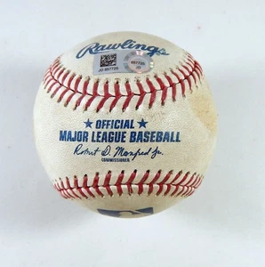 2019 Cincinnati Reds Pittsburgh Pirates Game Used Baseball Tucker Barnhart Foul - Picture 1 of 5