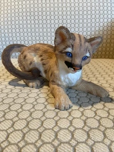 Florida Panther Cub Lenox Endangered Baby Animals Porcelain Figurine Vtg 1991 - Picture 1 of 8