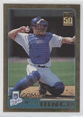 2001 Topps Traded & Rookies Gold /2001 AJ Hinch #T157 - Image 1 of 2