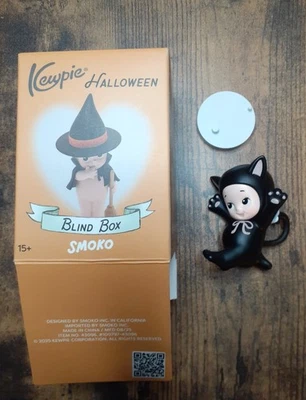 Smoko Kewpie Halloween Black Cat Figure Designer Toy Figurine New in US - Image 1 of 4