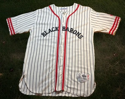 Camiseta deportiva Ebbets Field Franelas Black Barons Willie Mays #8 Vintage Wear 2XL Foto 1 de 4