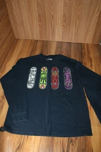 Vintage Skateboard Langarm 100% Baumwolle T-Shirt T Urban Pipeline Unikat XL! - Bild 1 von 4