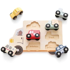 Auto Kinder Montessori 3D  Puzzle Passendes Spielzeug Frühes Lernen Päd4294 - Bild 1 von 6