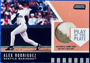 2001 Topps Stadium Club Play at the Plate Batter's Box Dirt Alex Rodriguez #PP8 - Picture 1 of 3
