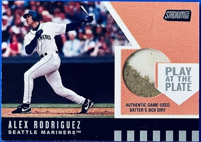 2001 Topps Stadium Club Play at the Plate Batter's Box Dirt Alex Rodriguez #PP8 - Image 1 of 3