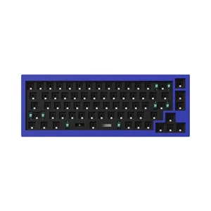 Keychron Q2 Custom Mechanical Keyboard Blue Aluminum Wired Barebone Version 65% - Picture 1 of 8