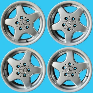 4 Alufelgen 7X15 MERCEDES-BENZ 190er W201  C-Klasse W202 W203 E-Klasse W124 uvm. - Bild 1 von 14