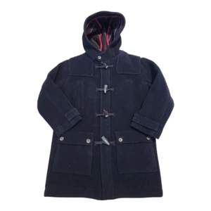 Jacadi Paris Boy's Black Duffle Duffel Coat Jacket with Toggle Closures, size 10 - Picture 1 of 9