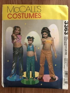 McCall's Costumes 3363 Pattern Diva Rock Star Singer Child 3-12 Uncut Original - Picture 1 of 3