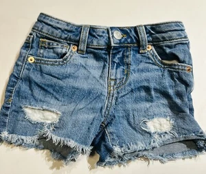 Cst&Jack Toddler Girl Jean Shorts Size XS 4/5 - Picture 1 of 3