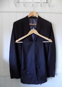 TRAJE NEGRO TOPMAN PARA HOMBRE TALLA 40"R PECHO 32" CINTURA 30" PIERNA - Imagen 1 de 11