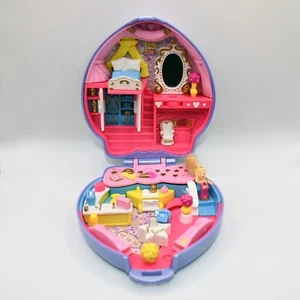 Vintage Polly Pocket Bluebird Toys 1995 Super Star Hair Happenin Compact & Doll - Picture 1 of 6