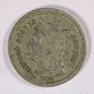 1873 3c níquel abierto 3 - VF - Imagen 1 de 2
