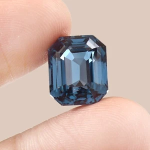 Piedra preciosa suelta corte radiante azul indicolita natural AAA 11,5x10 mm - Imagen 1 de 4