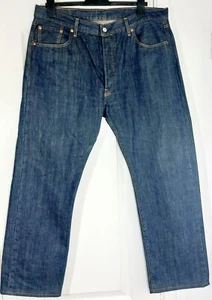 Levi Strauss 501 dunkelblaue Levi's Herrenjeans Größe 38 W 30 L - exzellenter Zustand - Bild 1 von 6