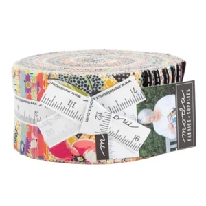 Moda Remix Jelly Roll by Jen Kingwell - 40 x 2.5 ins strips - Picture 1 of 16