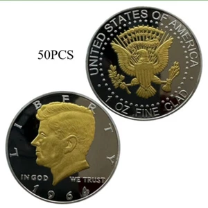 50pcs 1964 United States of America 35th President Coin - Kennedy Coin - Picture 1 of 8