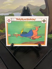 1990 Upper Deck Comic Ball Porky Pig and Charlie Dog #92