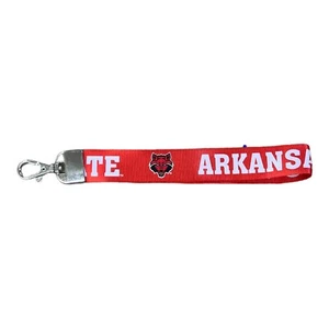 Arkansas State Red Wolves Double Sided Wristlet Lanyard - Picture 1 of 1