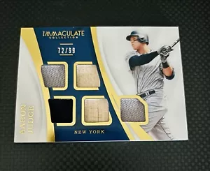 20017 Immaculate Aaron Judge Rookie Jersey Bat Gem Mint Beauty 72/99 Limited - Picture 1 of 2