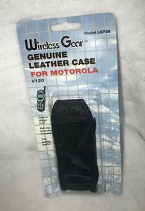New Vintage ESI Wireless Gear Genuine Leather Case For Motorola V120 #LC708 - Picture 1 of 5