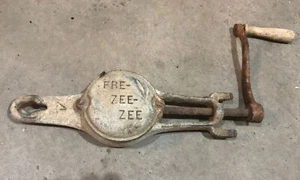 Vintage Primitive Fre- Zee- Zee Ice Cream Crank Gear Cover Cast Iron - Picture 1 of 6