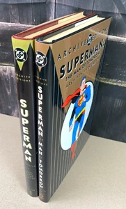2 Volume DC Archive Editions - SUPERMAN ARCHIVES & MAN OF TOMMORROW Vols 1 & 2 - Picture 1 of 7