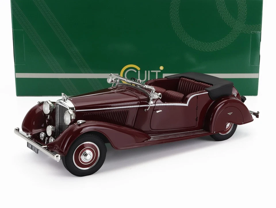 MODELLINO AUTO STATICO CULT BENTLEY 4.25L VANDEN PLAS TOURER CABRIOLET 1938 1/18 - Immagine 1 di 4