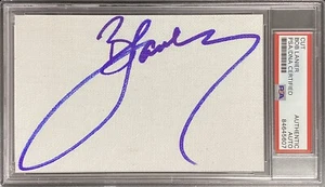Bob Lanier Signed Cut Canvas Basketball HOF Pistons MVP Bucks Autograph PSA/DNA - Picture 1 of 3