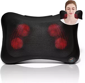 Massage Pillow Back Neck & Shoulder, with Heat for Muscle Pain, Electric Shiatsu - Bild 1 von 8