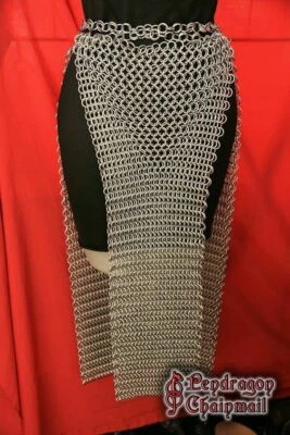 New Aluminum CHAINMAIL SKIRT 10 MM BUTTED MEDIEVAL ARMOUR - Image 1 of 4