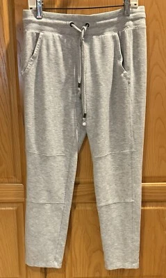 Lou & Grey for LOFT Women's Light Gray Casual Pants Drawstring Pockets Size XS - Image 1 of 4