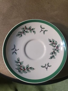  Spode Christmas Tree Saucers/Coasters 5.5" - Made in England - Picture 1 of 8